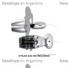 Muñeca inflable con vagina y ano de suave textura
